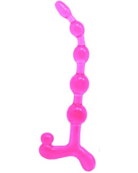 Bolas anais Bendy Twist rosa da marca BAILE