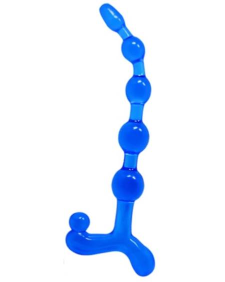 Bolas anais flexíveis Bendy Twist da BAILE ANAL, disponíveis em azul e lilás