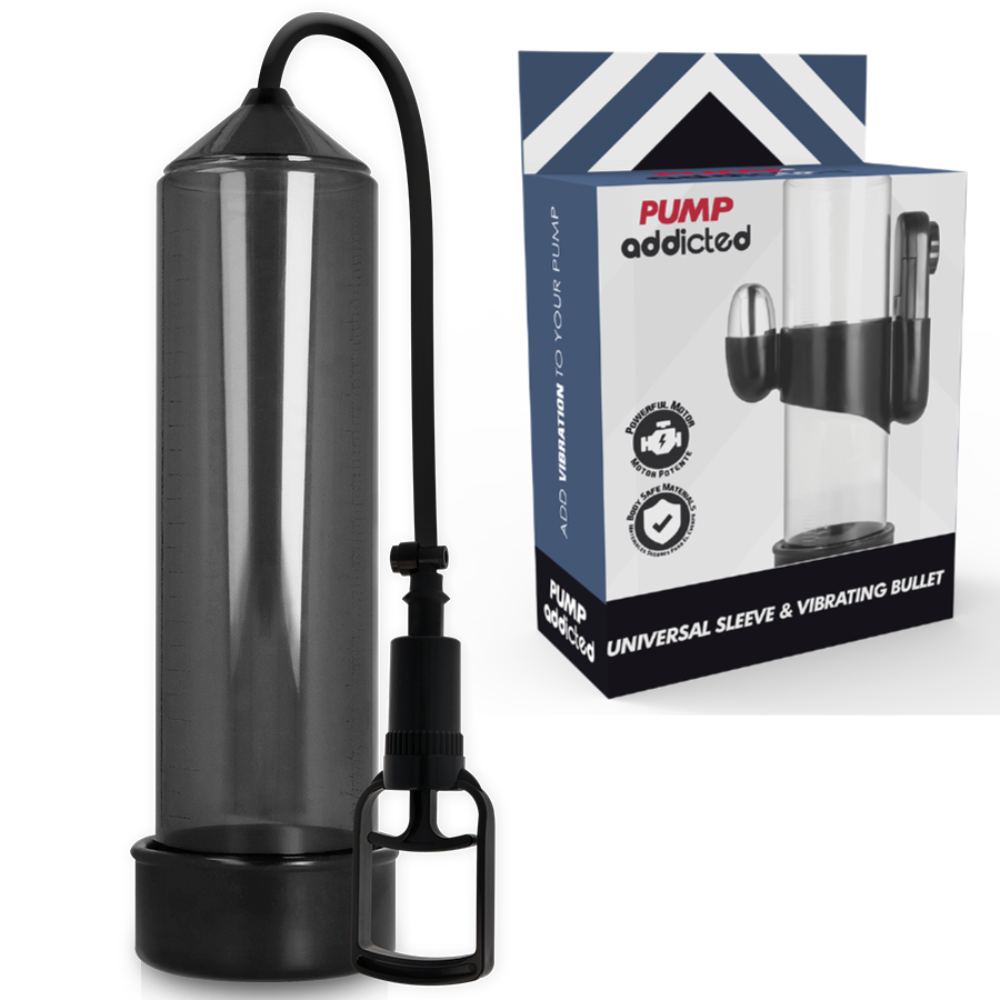 Bomba peniana PUMP ADDICTED RX7 com vibrador