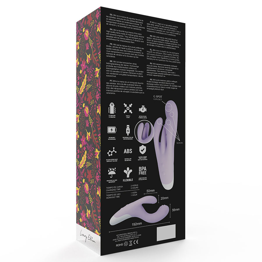 MIA - GUELL VIBRADOR ORGÁSMICO 3 MOTORES