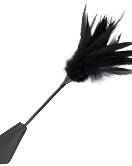 DARKNESS - FUSTA CON PLUMA NEGRO