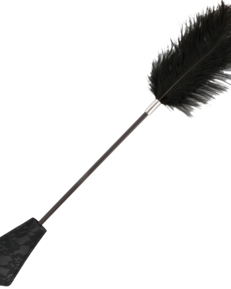DARKNESS - FUSTA CON PLUMA LOVE NEGRO 56 CM
