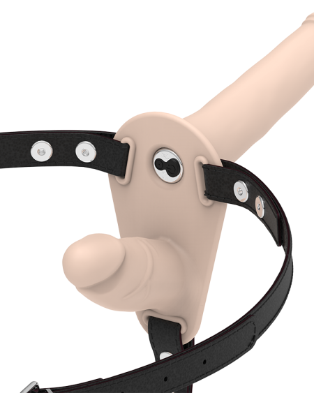 Arnês de Dupla Penetração Vibrador FETISH SUBMISSIVE HARNESS