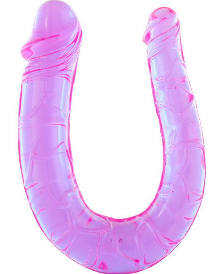 SEVEN CREATIONS - PENE CON DOS CABEZAS DE GELATINA FLEXIBLE