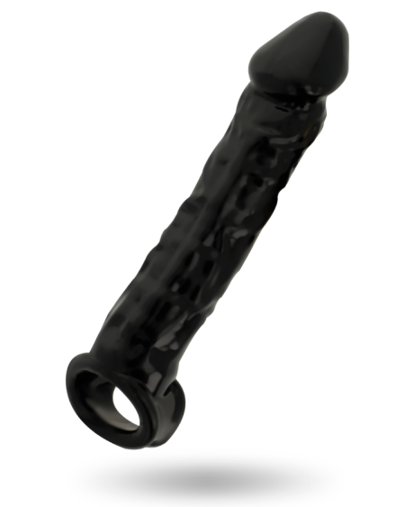 Extensor peniano ADDICTED TOYS com capa contornada e anel para os testículos