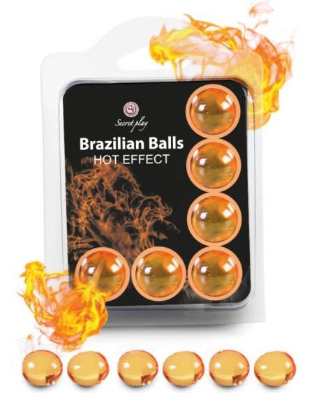 SECRETPLAY - SET 6 BRAZILIAN BALLS EFECTO CALOR