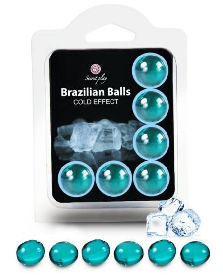 SECRETPLAY - SET 6 BRAZILIAN BALLS EFECTO FRIO