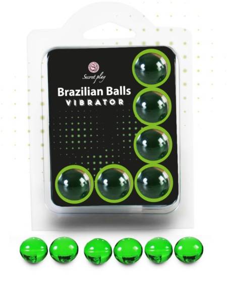 Set de 6 Bolas Brasileiras Vibradoras da SECRETPLAY