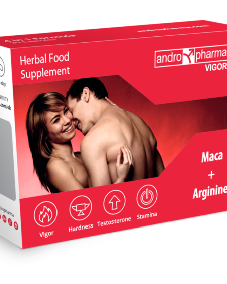 Andropharma Vigor – Complemento alimenticio herbal para la libido masculina