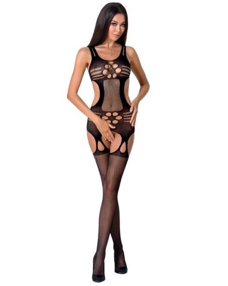 Bodystocking Woman BS066 da PASSION em preto