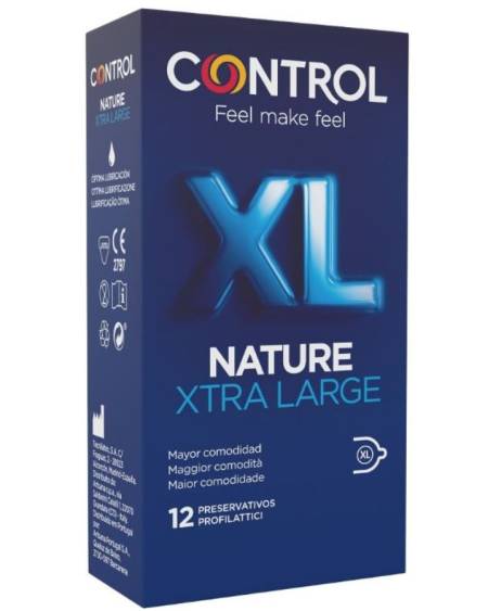 Preservativos CONTROL - ADAPTA NATURE XL 12 unidades