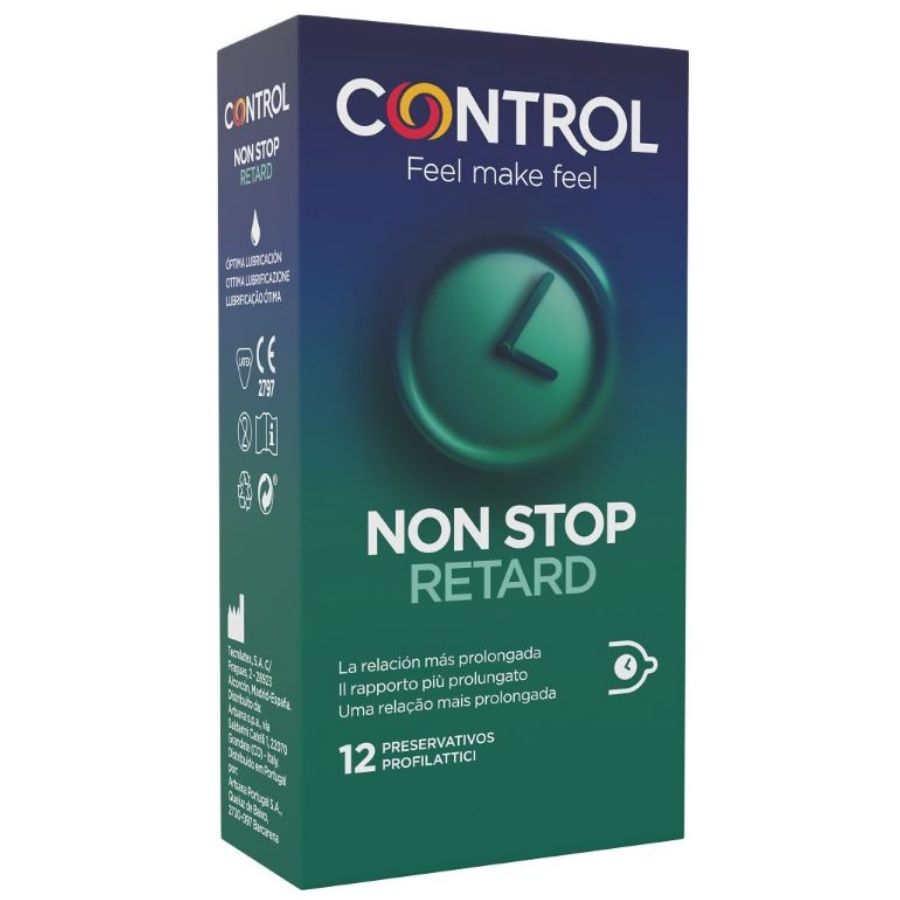 Preservativos CONTROL - NON STOP RETARD 12 Unidades