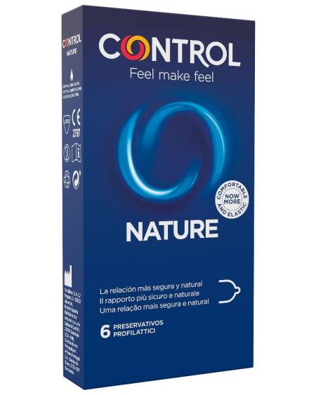 Preservativos CONTROL Adapta Nature - Caixa com 6 unidades