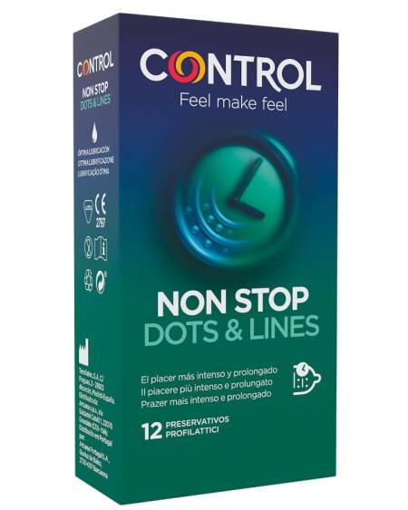 Preservativos CONTROL Nonstop com pontos e estrias