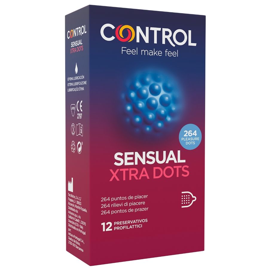 Preservativos XTRA DOTS da Control