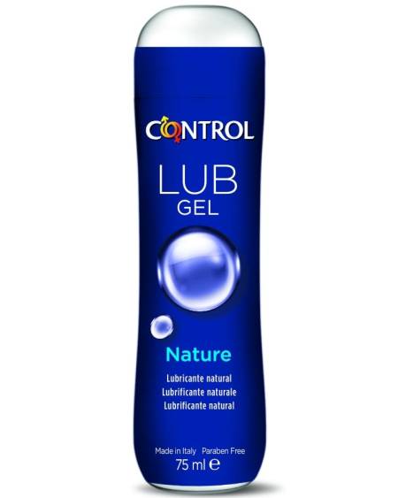 Gel lubrificante à base de água CONTROL LUBES, embalagem de 75 ml