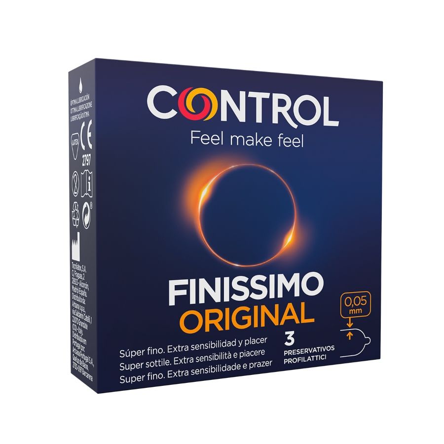 Preservativos CONTROL FINISSIMO - caixa com 3 unidades