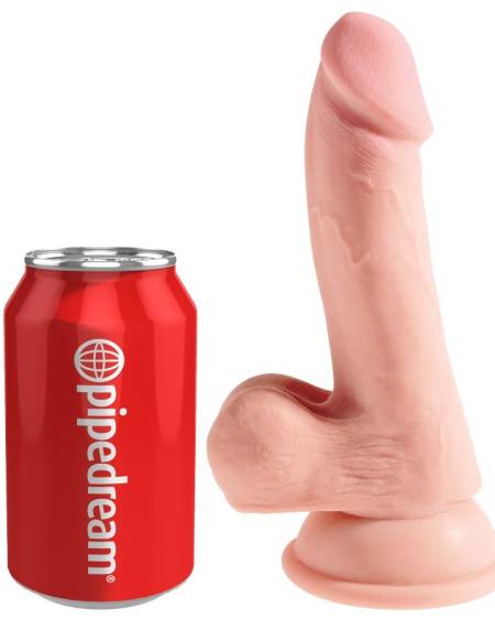 KING COCK - DILDO TRIPLE DENSIDAD 14 CM