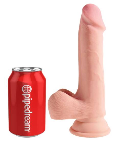 KING COCK - DILDO TRIPLE DENSIDAD 19 CM
