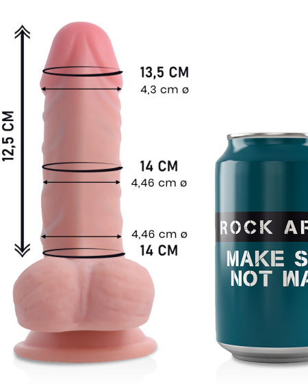 ROCKARMY - DUAL DENSITY PANZER DILDO REALISTA 17 CM -O- 4.46 CM