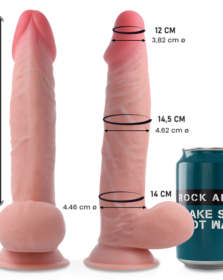 ROCKARMY - SHERMAN DILDO REALISTA DUAL DENSITY 24 CM -O- 4.62 CM