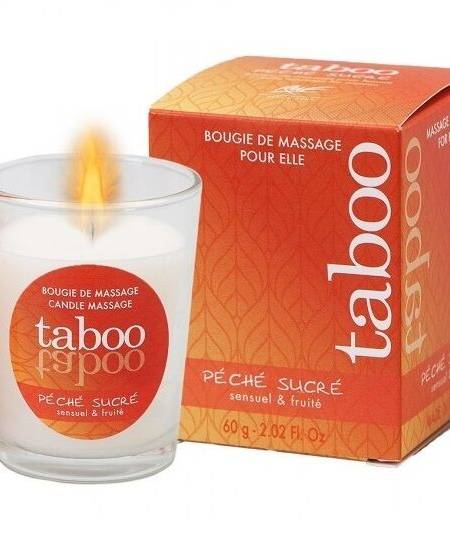 RUF - TABOO VELA DE MASAJE PARA ELLA PECHE SUCRE AROMA NECTARINA