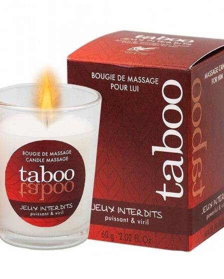 RUF - TABOO VELA DE MASAJE PARA ÉL JEUX INTERDITS AROMA LIQUEN SALVAJE