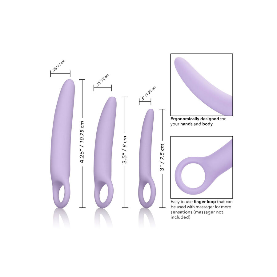 CALEXOTICS - DR LAURA BERMAN ALENA SET DE 3 DILATADOR VAGINAL SILICONA