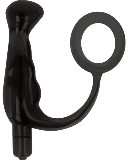ADDICTED TOYS - VIBRADOR PROSTÁTICO NEGRO 10 CM