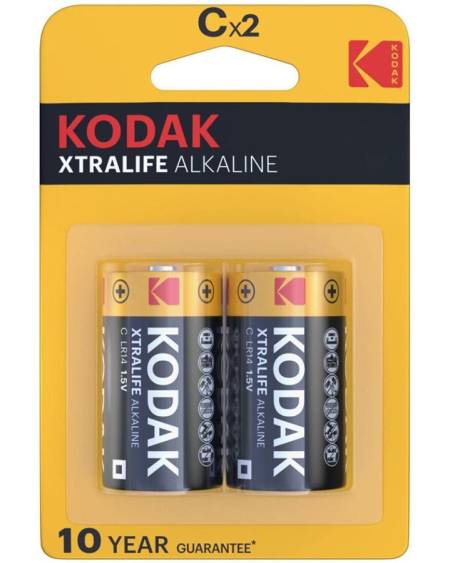 KODAK - XTRALIFE PILAS ALCALINAS C X 2 UNDS