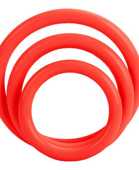 Conjunto de três anéis penianos CALEXOTICS em silicone
