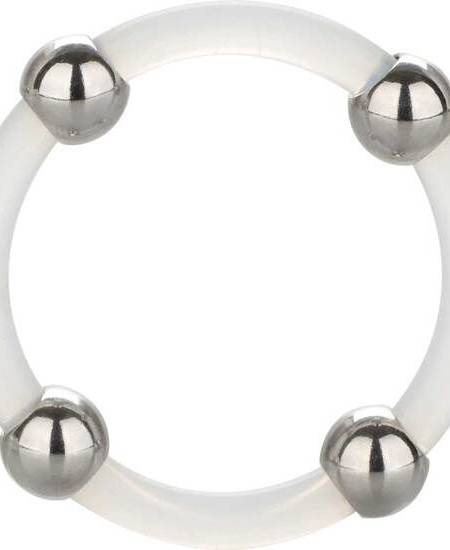 Anel de silicone com contas de aço CALEXOTICS