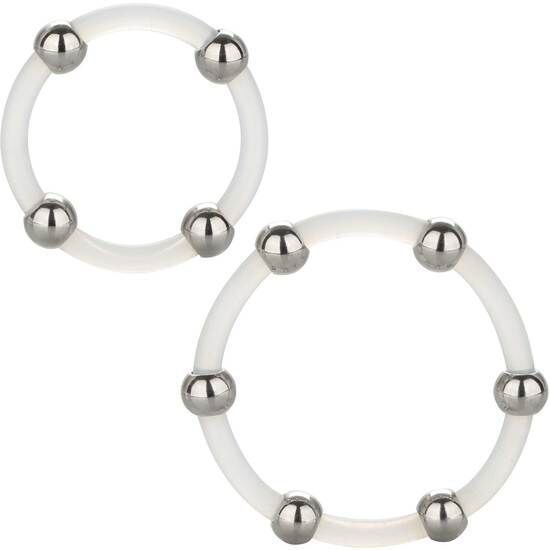 Kit de 2 Anéis de Silicone com Contas de Aço CALEXOTICS