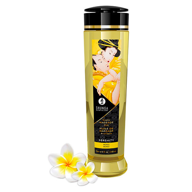 Óleo de massagem erótico Serenity da Shunga 240 ml