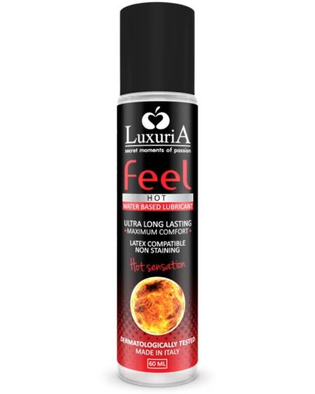 INTIMATELINE - LUXURIA FEEL HOT SENSATION LUBRICANTE BASE AGUA EFECTO CALOR 60 ML