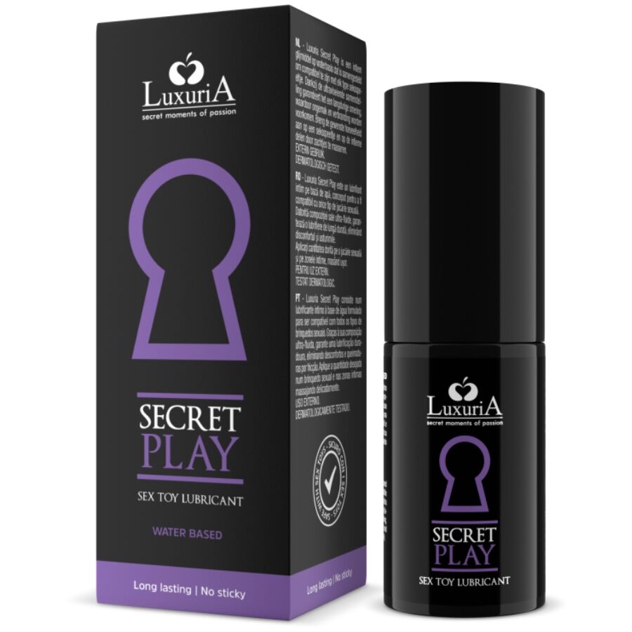 Lubrificante para brinquedos íntimos Secret Play 30 ML
