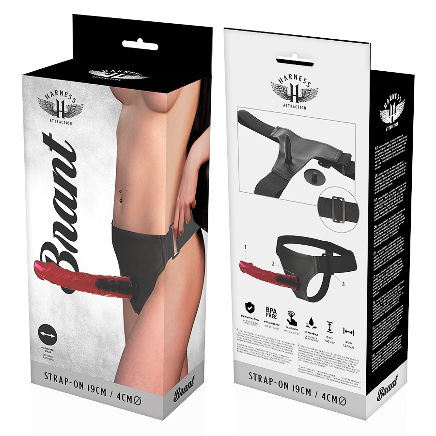 HARNESS ATTRACTION - ARNÉS BRANT 19 CM -O- 4 CM