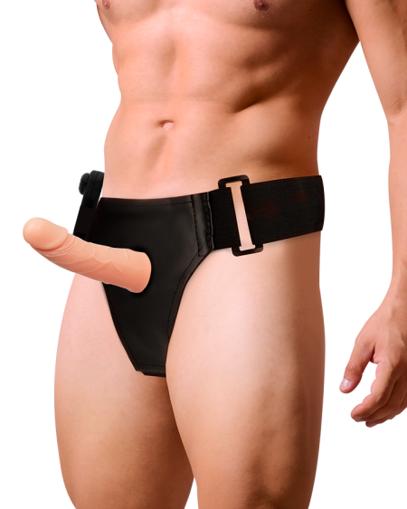 HARNESS ATTRACTION - ARNÉS HUECO MARCOS CON VIBRADOR 15 CM -O- 5 CM