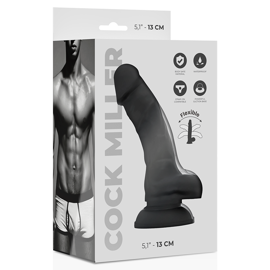 COCK MILLER - DILDO REALÍSTICO SILICONA DENSITY ARTICULABLE 13 CM
