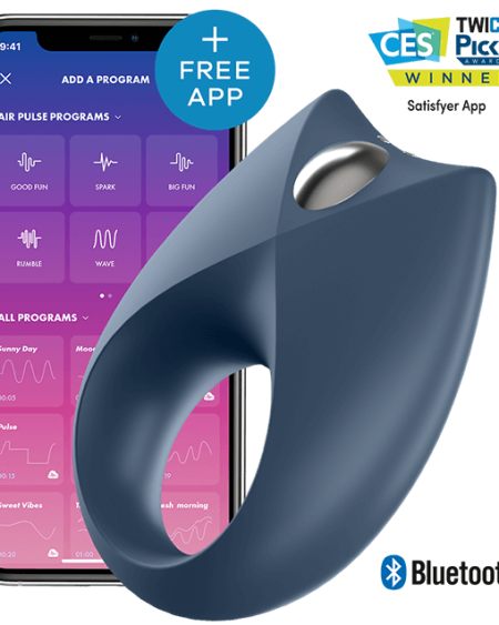SATISFYER - POWERFUL ROYAL ONE ANILLO VIBRADOR APP