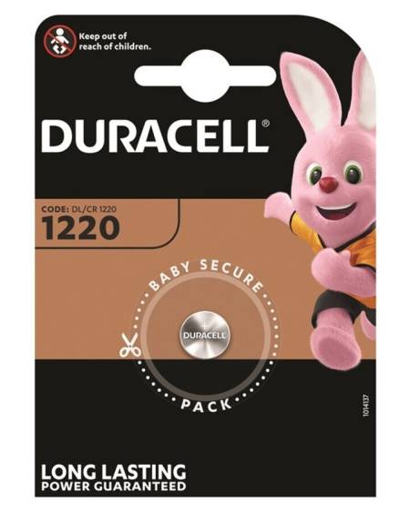 DURACELL - PILA BOTON LITIO CR1220 3V BLISTER*1
