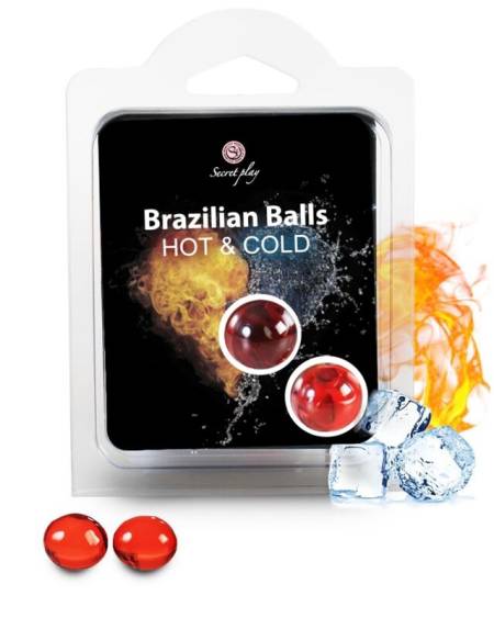 SECRETPLAY - BRAZILIAN BALLS EFECTO CALOR & FRIO 2 UNIDADES
