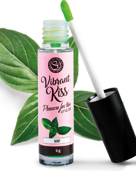 Lip Gloss Vibrant Kiss Menta da Secretplay