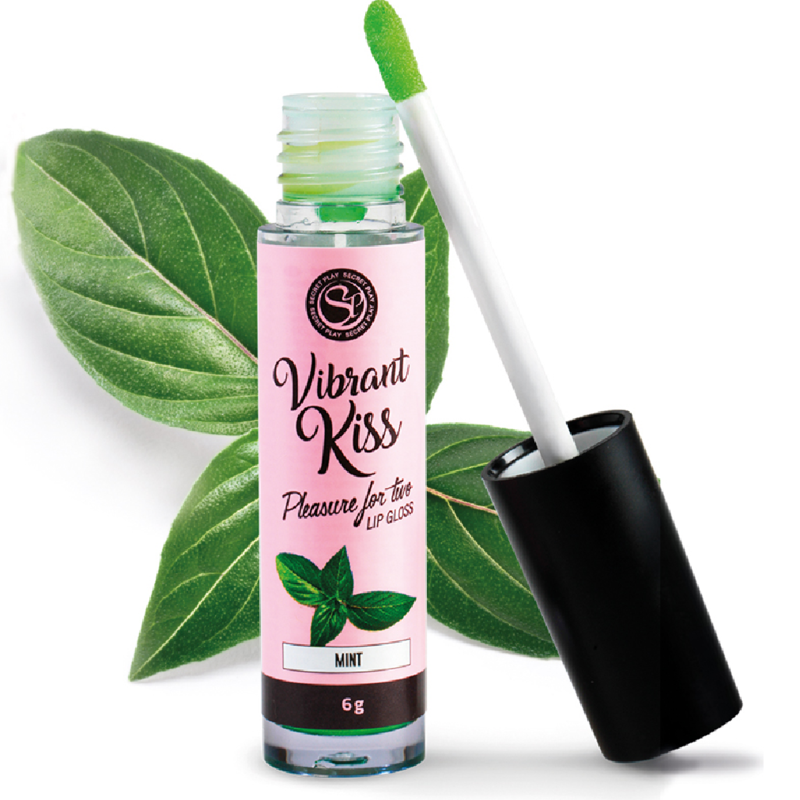 Lip Gloss Vibrant Kiss Menta da Secretplay