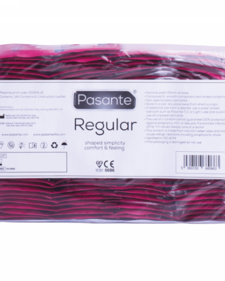 PASANTE - CONDOM GAMA REGULAR 144 UNIDADES (BOLSA)