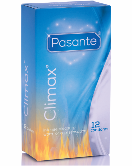 PASANTE - CLIMAX 6 EFECTO CALOR + 6 EFECTO FRÍO / 12 UNIDADES