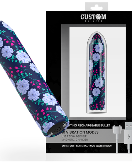CUSTOM BULLETS - BALA RECARGABLE SPRING 10 INTENSIDADES