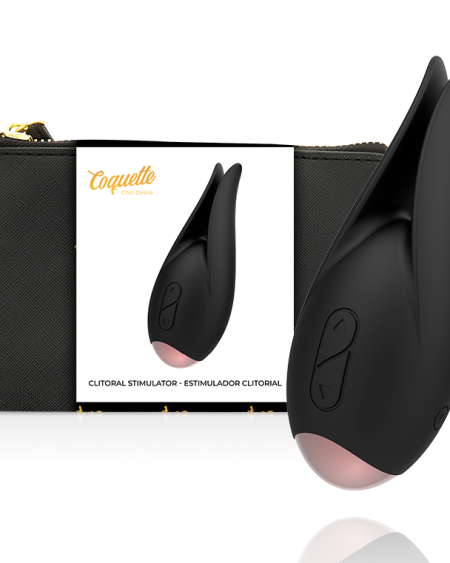 COQUETTE CHIC DESIRE - ESTIMULADOR CLÍTORIS NEGRO / GOLD FLOR