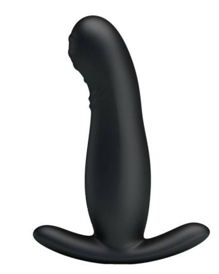 Massajador de próstata preto recarregável da MR PLAY