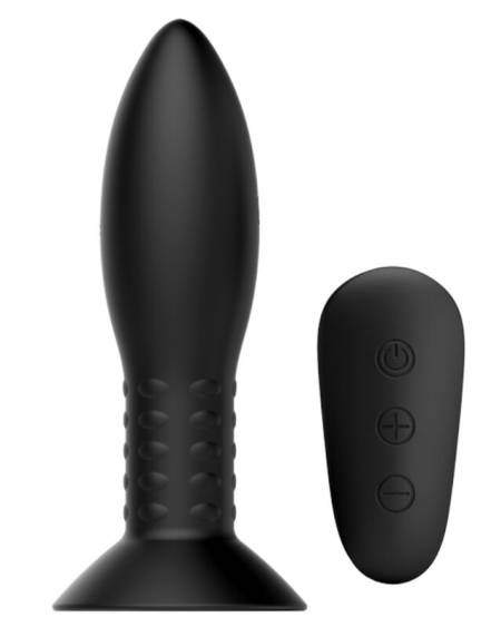 Plug com Bolas Rotatórias Preto da MR PLAY